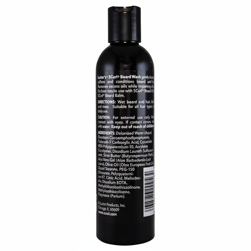 Lustre's S curl nettoyant pour barbe de toilettage fin 236 ml/8 oz