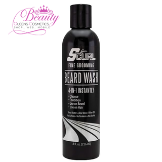 Luster’s S-Curl Fine Grooming Beard Wash 236ml | Sulfate-Free Cleanser