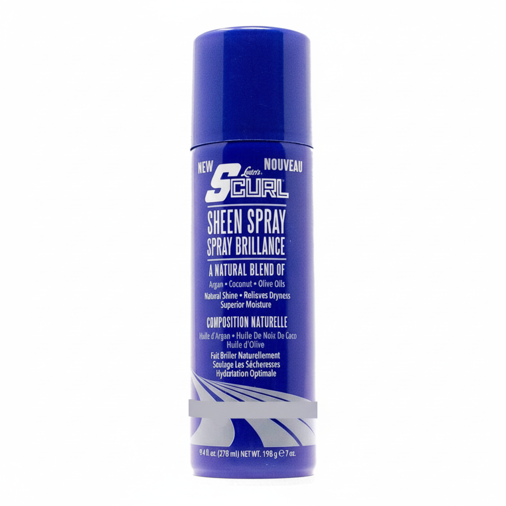 Luster’s S-Curl Sheen Spray Brilliance 198g | Shine, Moisture & Scalp Care