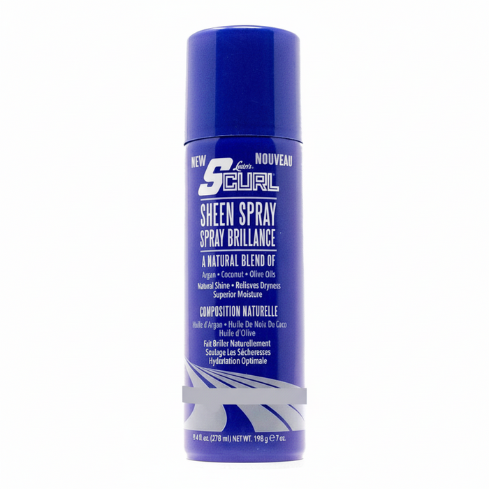 Luster’s S-Curl Sheen Spray Brilliance 198g | Shine, Moisture & Scalp Care
