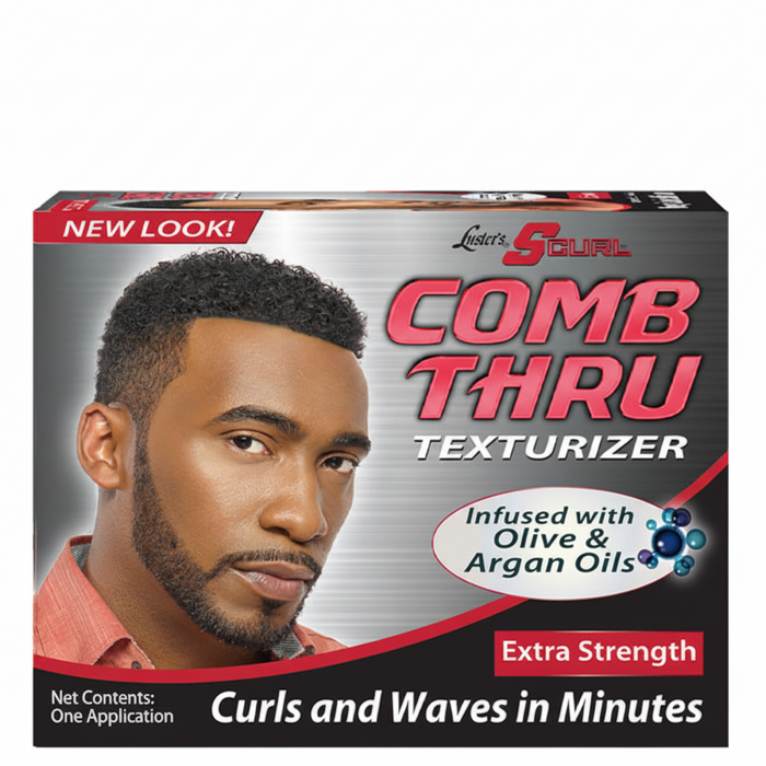 Luster’s S Curl Comb Thru Texturizer 1 Application Kit | Natural-Looking Waves & Curls