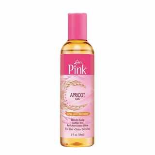 lusters pink apricot oil 59ml lightweight hair moisturizer shine oil frizz control smooth soft healthy hair scalp care
