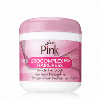 lusters pink grocomplex 3000 creme hairdress nourish protect hair soft shiny smooth healthy manageable hair 171g