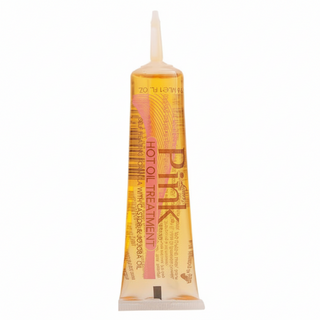 lusters pink hot oil treatment repair moisturize strengthen hair deep conditioning dry damaged hair care 1oz