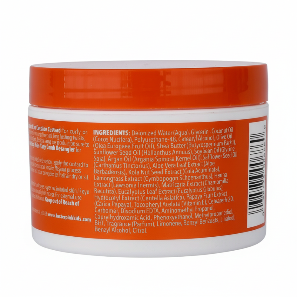 lusters pink kids curl creation custard twist braid styling gel define curls soft shiny frizz control kids hair care 227g2