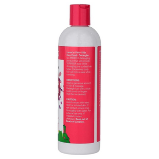 lusters pink kids easy comb detangler moisturizes curly hair tangle free soft smooth manageable kids hair care spray 12oz