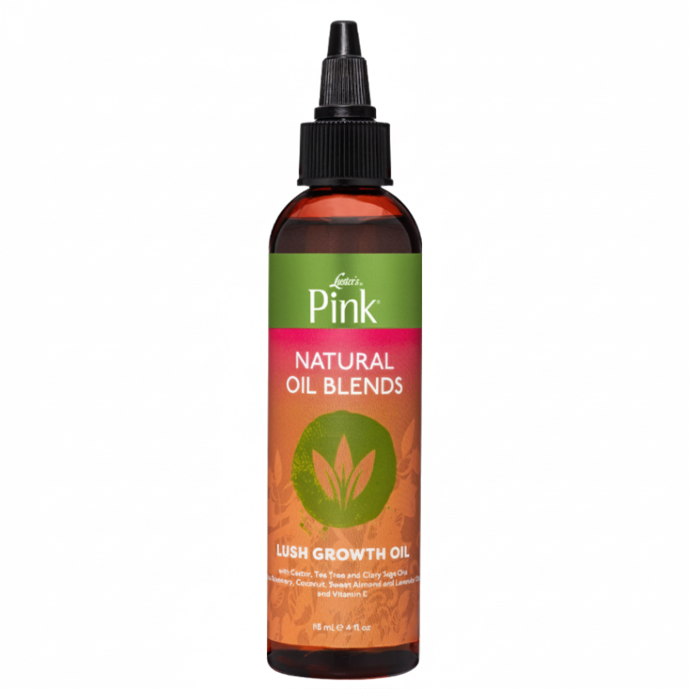 lusters pink lush growth oil natural hair growth strength scalp care nourishing oil blend healthy hair strengthening treatment 118ml