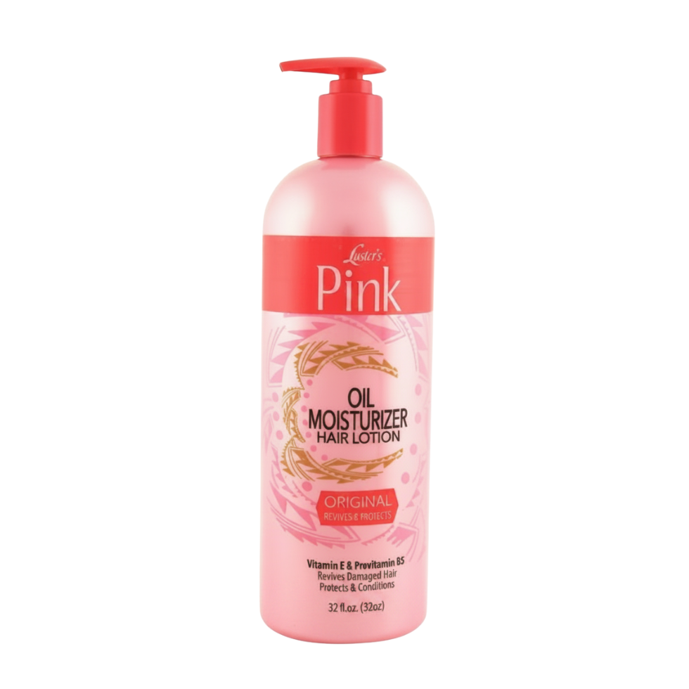 lusters pink oil moisturizer hair lotion daily hydration care soft shiny strong manageable healthy hair treatment 32oz
