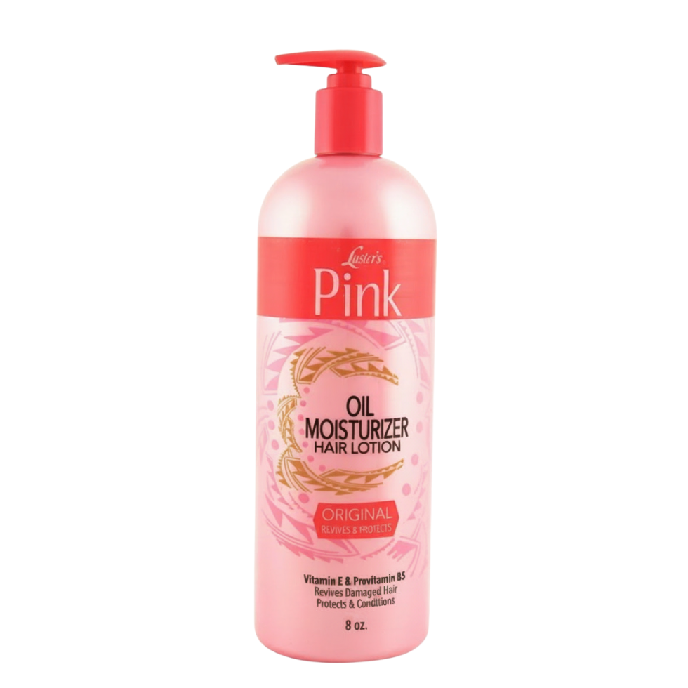 lusters pink oil moisturizer hair lotion daily hydration care soft shiny strong manageable healthy hair treatment 8oz