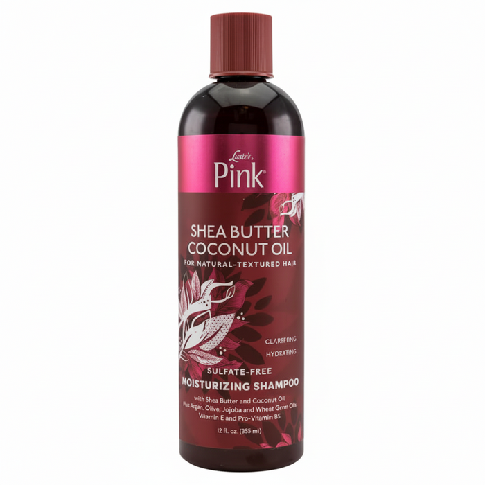 Luster’s Pink Sulfate-Free Shampoo | Shea Butter Coconut Oil Hydrate & Repair 12oz