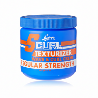 lusters scurl texturizer wave and curl creme 425g regular strength for waves curls and manageable textured hair