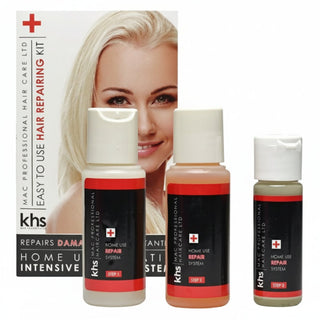 MAC Professional hair repairing kit with shampoo conditioner and deep hair mask for damaged hair repair and shine