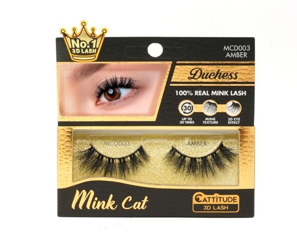 Ebin New York Duchess 3D Mink Lashes | MCD001–MCD009 | Luxury Wispy Mink Lashes