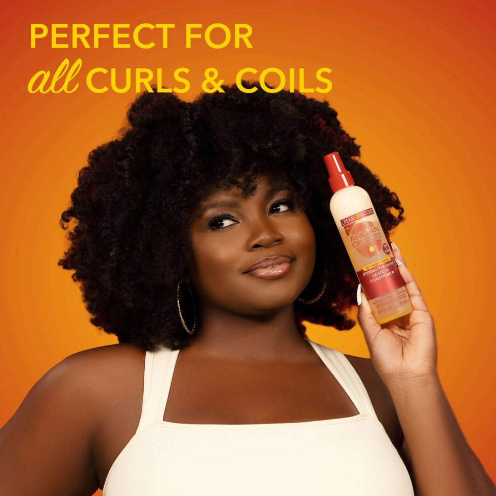 Creme of nature argan oil anti humidity gloss shine mist 118ml frizz control shine spray lightweight finishing spray for smooth shiny anti frizz hair styling product