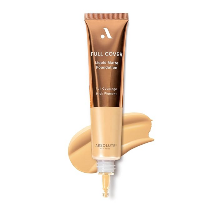 Absolute New York Full Cover Liquid Matte Foundation | Flawless Finish
