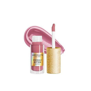 absolute new york freshly bitten lip gloss hydrating non sticky tinted glossy lips natural shine
