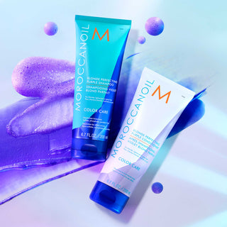 Moroccanoil Blonde Perfecting Purple Conditioner 200ml | Neutralize Brassiness