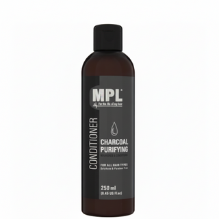 mpl charcoal purifying conditioner 250ml for detox nourish smooth soft healthy hair