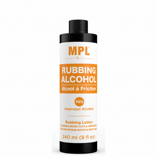 mpl rubbing alcohol 70 percent isopropyl alcohol 240ml for antiseptic cleansing cooling refreshing use