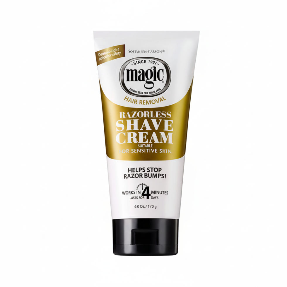 magic hair removal razorless cream shave 170g sensitive skin smooth maintenance no razor hair removal gentle grooming care product