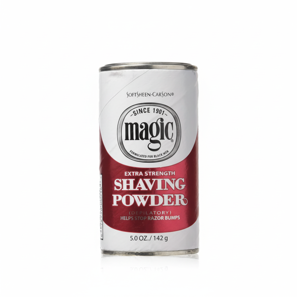magic shaving powder extra strength 142g bump free close shave razorless hair removal smooth skin coarse hair grooming care product