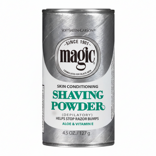 magic shaving powder skin conditioning 127g bump free razorless shave hair removal smooth skin soothing grooming care product
