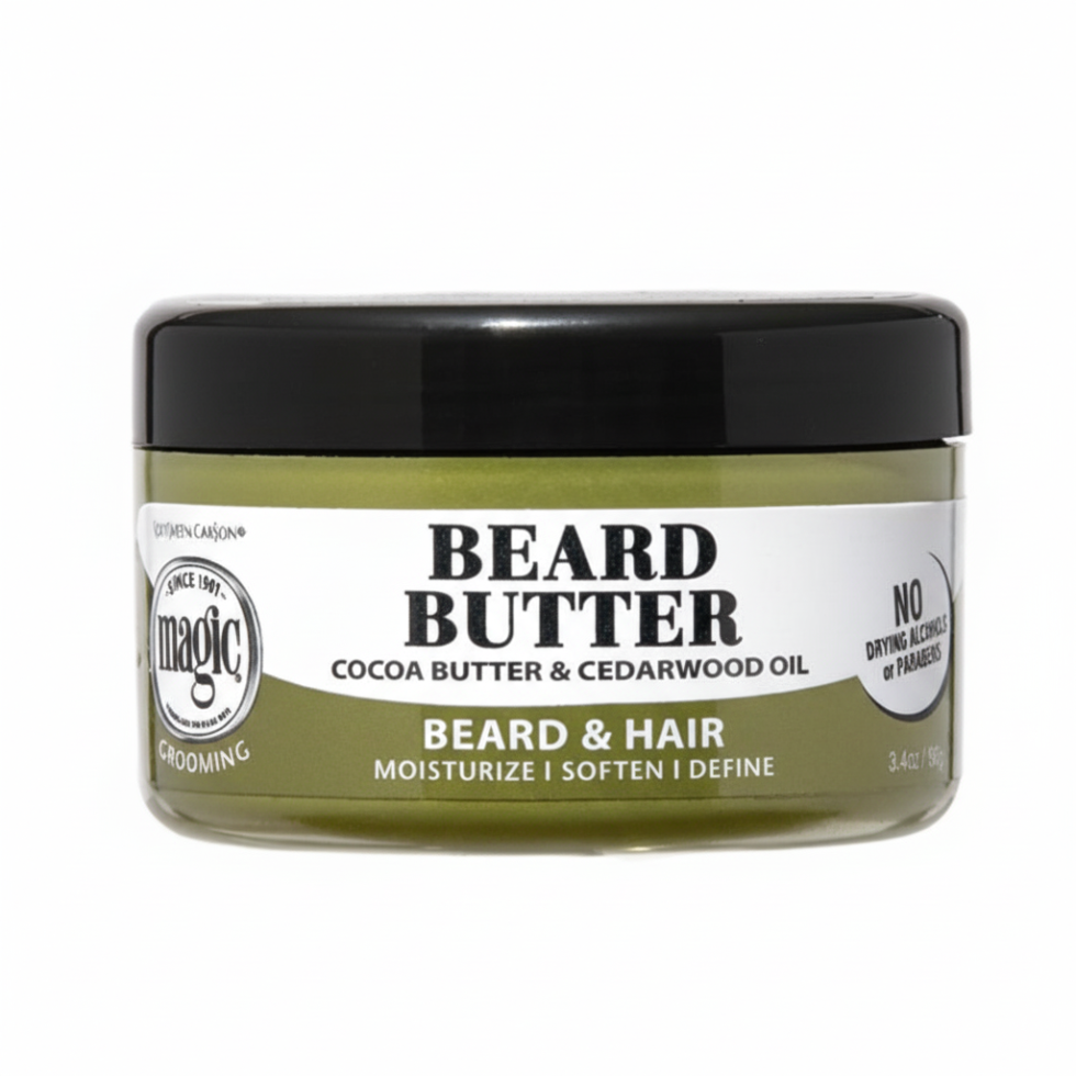 magic grooming beard butter 3.4oz moisturize define beard care soft smooth frizz control styling butter for healthy facial hair