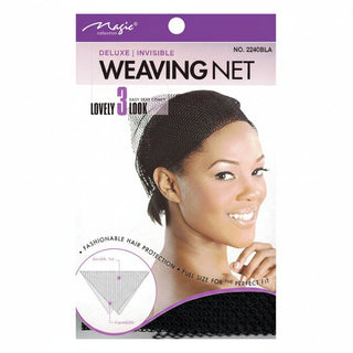 magic collection weaving net for secure breathable comfortable wig and weave installation support 2240bla