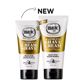 magic hair removal razorless cream shave 170g sensitive skin smooth maintenance no razor hair removal gentle grooming care product