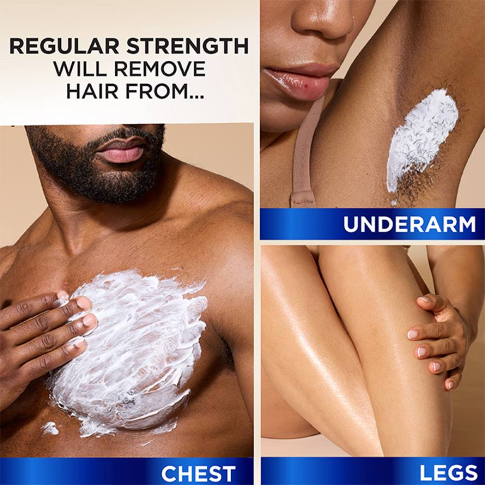 magic hair removal razorless shave cream 6oz regular strength smooth skin no razor stop razor bumps hair removal grooming product