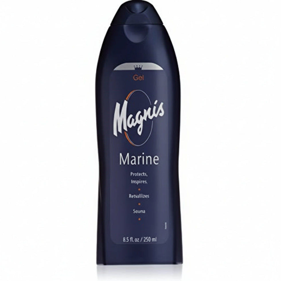 Magno Marine Fresh Shower Gel 550ml hydrating body wash for soft refreshing cool skin