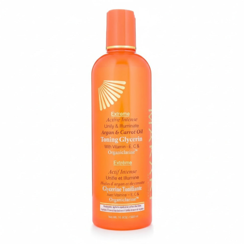 Makari argan carrot oil 500ml unifying illuminating hydrating glowing skin body oil