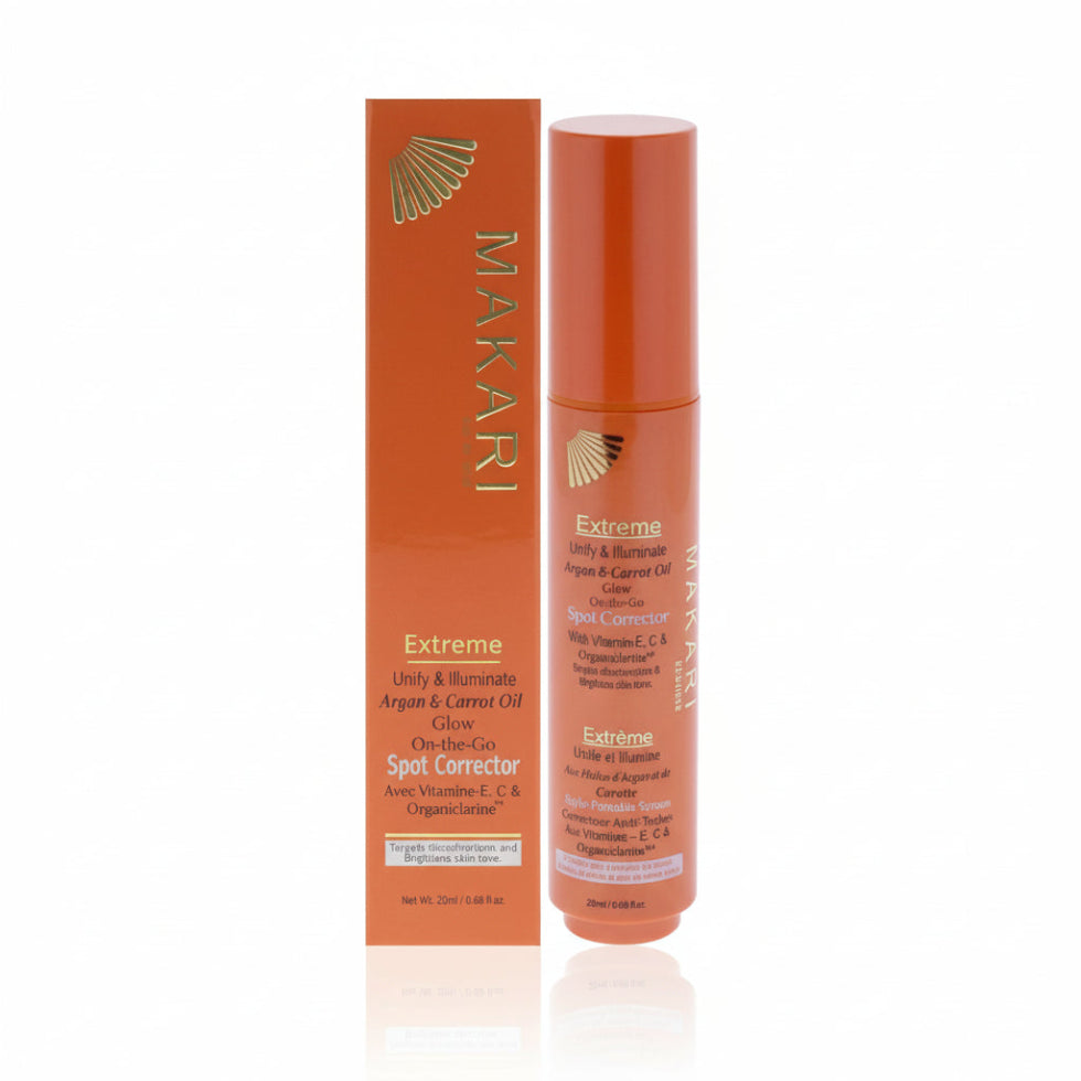 Makari argan carrot spot corrector 20ml dark spots knuckles brightening tone care serum