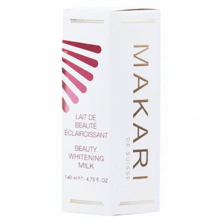 Makari beauty whitening milk 140ml brightening hydrating even skin tone body milk lotion