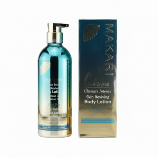 Makari blue crystal body lotion 500ml skin reviving hydrating brightening smooth skin