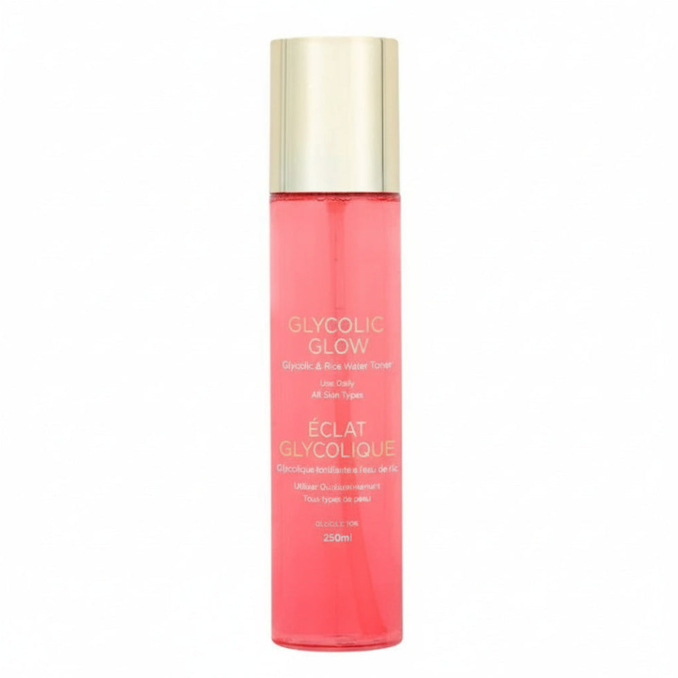 Makari glycolic glow toner 250ml exfoliating brightening face toner smooth radiant skin