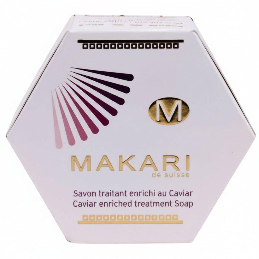 Makari savon traitant soap 200g treatment soap brightening exfoliating detox skin bar