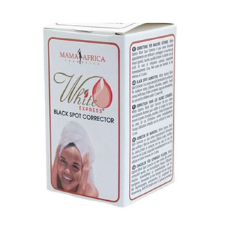 Mama Africa White Express Black Spot Corrector 30ml tube for dark spots blemishes and even skin tone