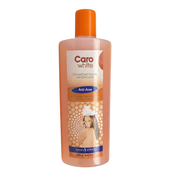 Mama African Care White Anti-Acne Lotion 250ml bottle for clear bright smooth skin and blemish care