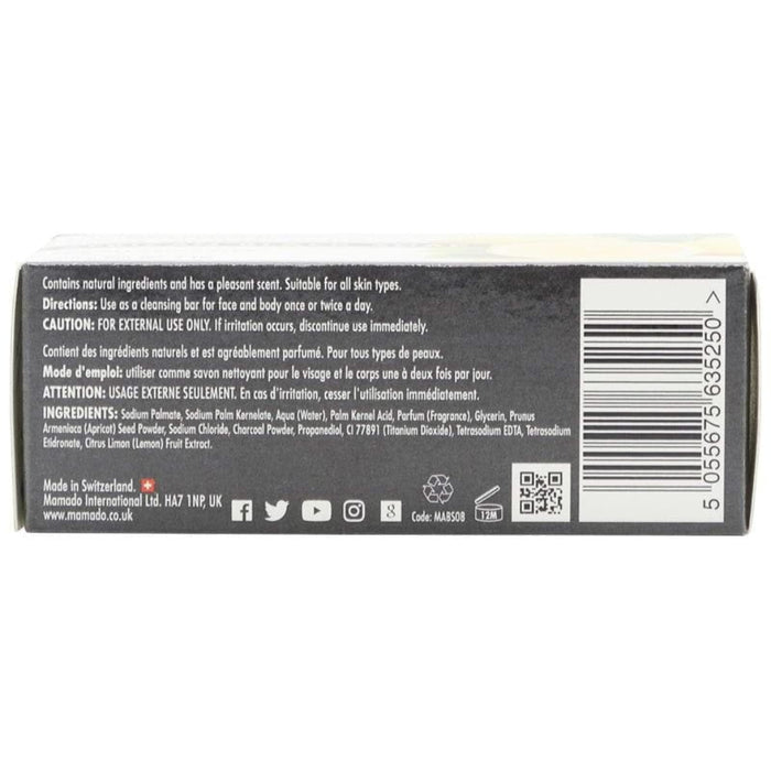 Mamado african black soap with lemon 200g deep cleansing and brightening soap for clear smooth healthy skin
