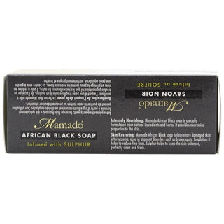 Mamado african black soap with sulphur 200g acne control deep cleansing soap for clear and healthy skin