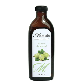 Mamado natural amla oil 150ml strengthen nourish and prevent hair aging for healthy thicker and shiny hair care and scalp support