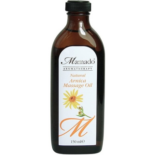Mamado natural arnica massage oil 150ml soothe muscles and relax body for tension relief and calming massage therapy care