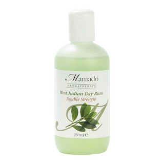Mamado west indian bay rum double strength 250ml refreshing caribbean scent aftershave and grooming splash for men fresh clean fragrance