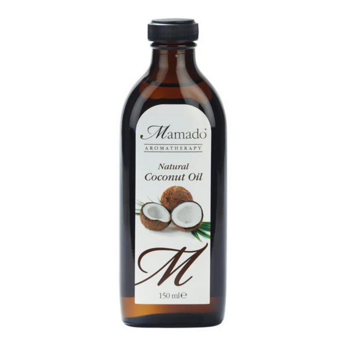 Mamado natural coconut oil 150ml hydrating and nourishing skin and hair oil for moisture protection softness and healthy shine