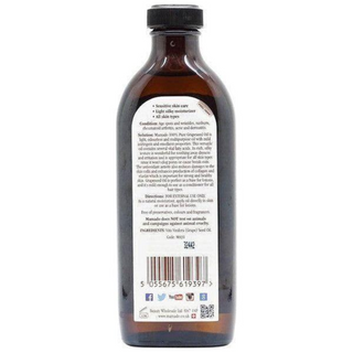 Mamado 100% pure grapeseed oil 150ml for skin hair aromatherapy and light cooking use for hydration softness and natural glow