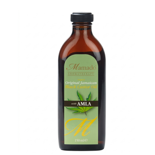 Mamado jamaican black castor oil with amla 150ml hair growth and nourishment oil for stronger thicker and healthy hair care