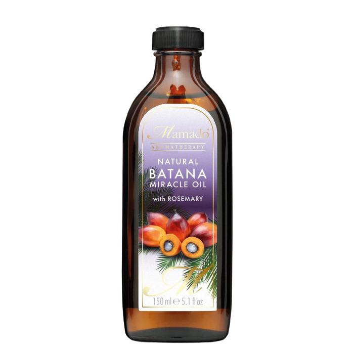 Mamado natural batana miracle oil with rosemary 150ml hair and skin treatment for scalp nourishment shine moisture and stronger healthier hair