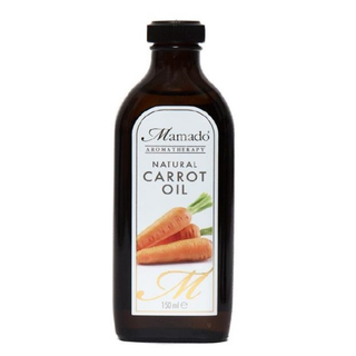 Mamado natural carrot oil 150ml nourishing oil for skin hair and nails care for moisture softness and healthy glow