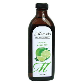 Mamado natural lime oil 150ml refreshing aromatherapy skincare oil for hair skin massage and daily moisture care
